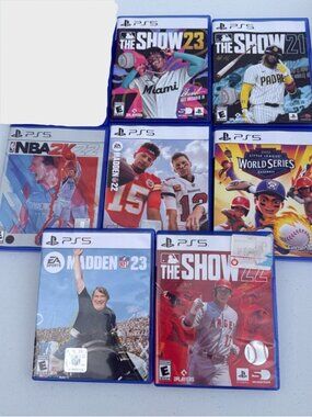 Sony Play Station 5, PS5 MLB, Madden, NBA Sports Game Bundle